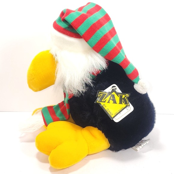 Vtg Ganz Bros X Mas Plush 1989 American Bald Eagle Heritage Collection w Tags - Picture 2 of 13